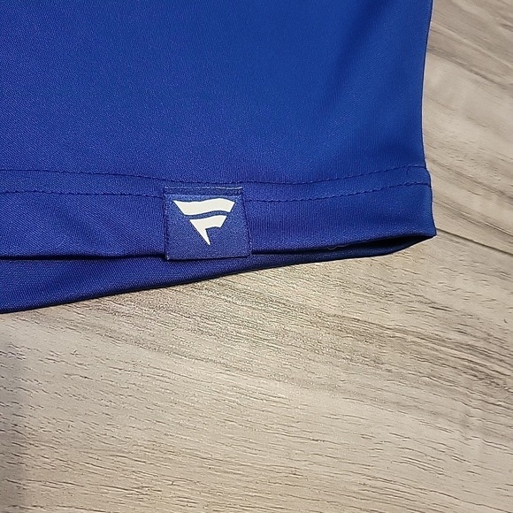 Braves Jersey Adult Large Fanatics Blue Red Jersey V-Neck‎ Short Sleeve Pullover - Picture 7 of 10